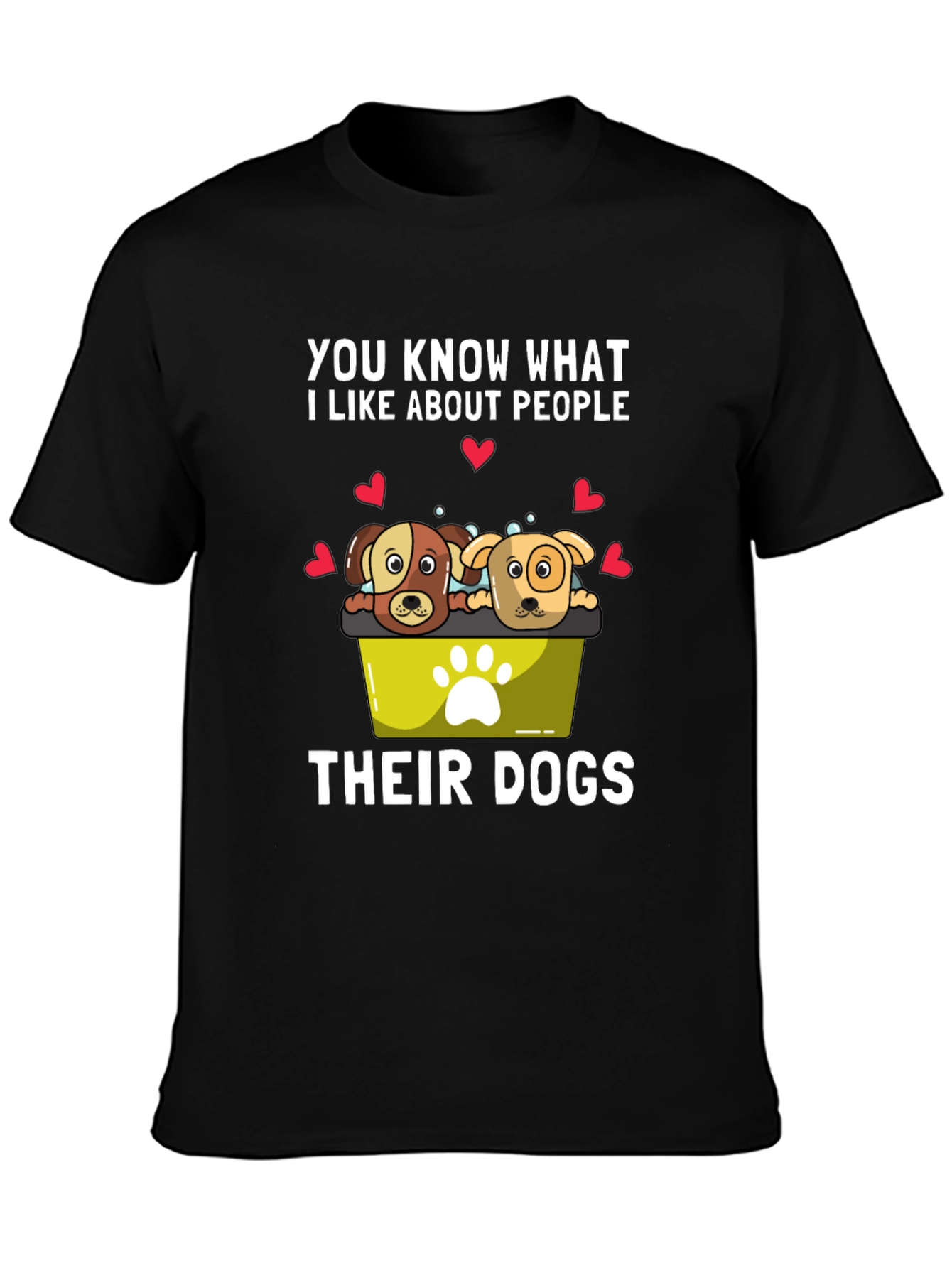 Dog Lover T-Shirt - People and Their Dogs