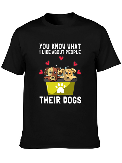 Dog Lover T-Shirt - People and Their Dogs