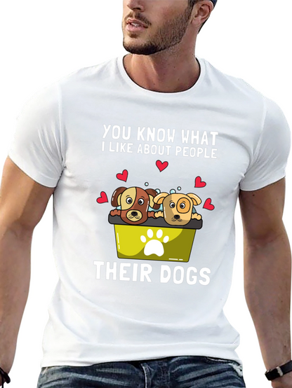 Dog Lover T-Shirt - People and Their Dogs