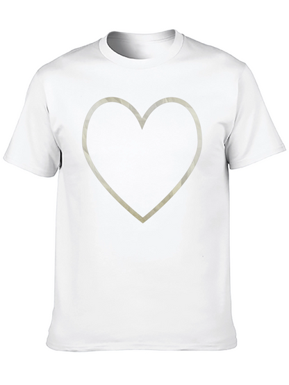 Heart Outline Graphic T-Shirt