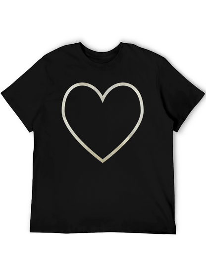 Heart Outline Graphic T-Shirt