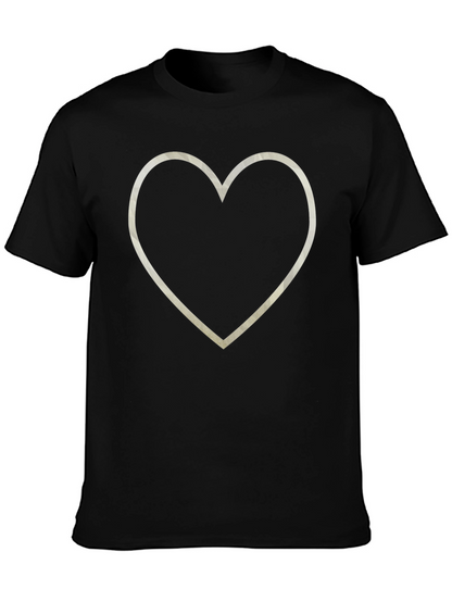 Heart Outline Graphic T-Shirt