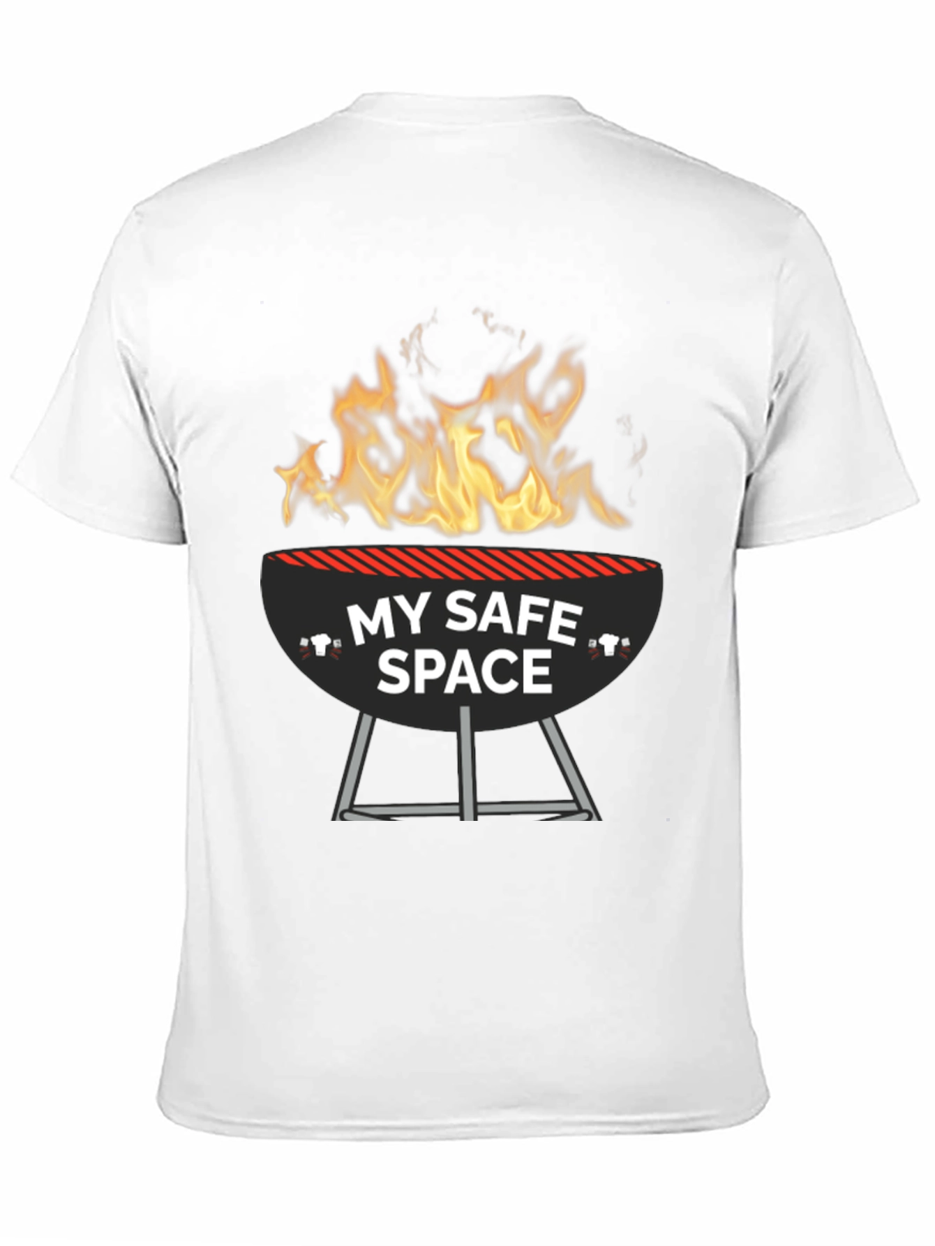 My Safe Space BBQ Grill Funny T-Shirt