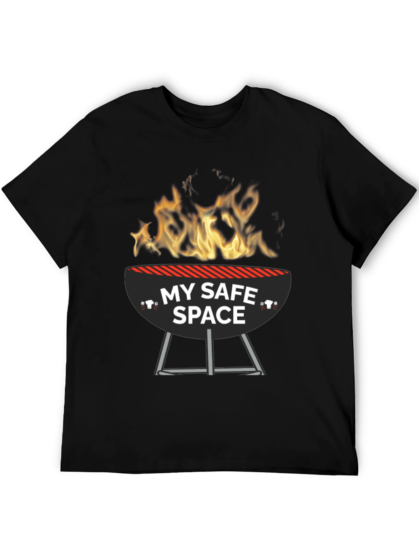 My Safe Space BBQ Grill Funny T-Shirt