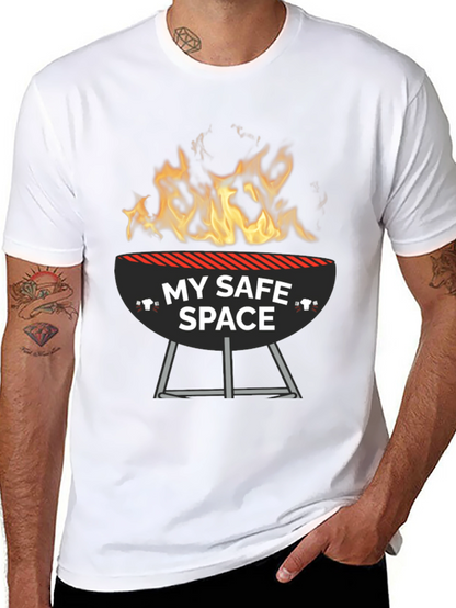 My Safe Space BBQ Grill Funny T-Shirt