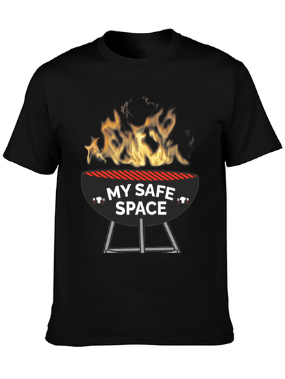 My Safe Space BBQ Grill Funny T-Shirt