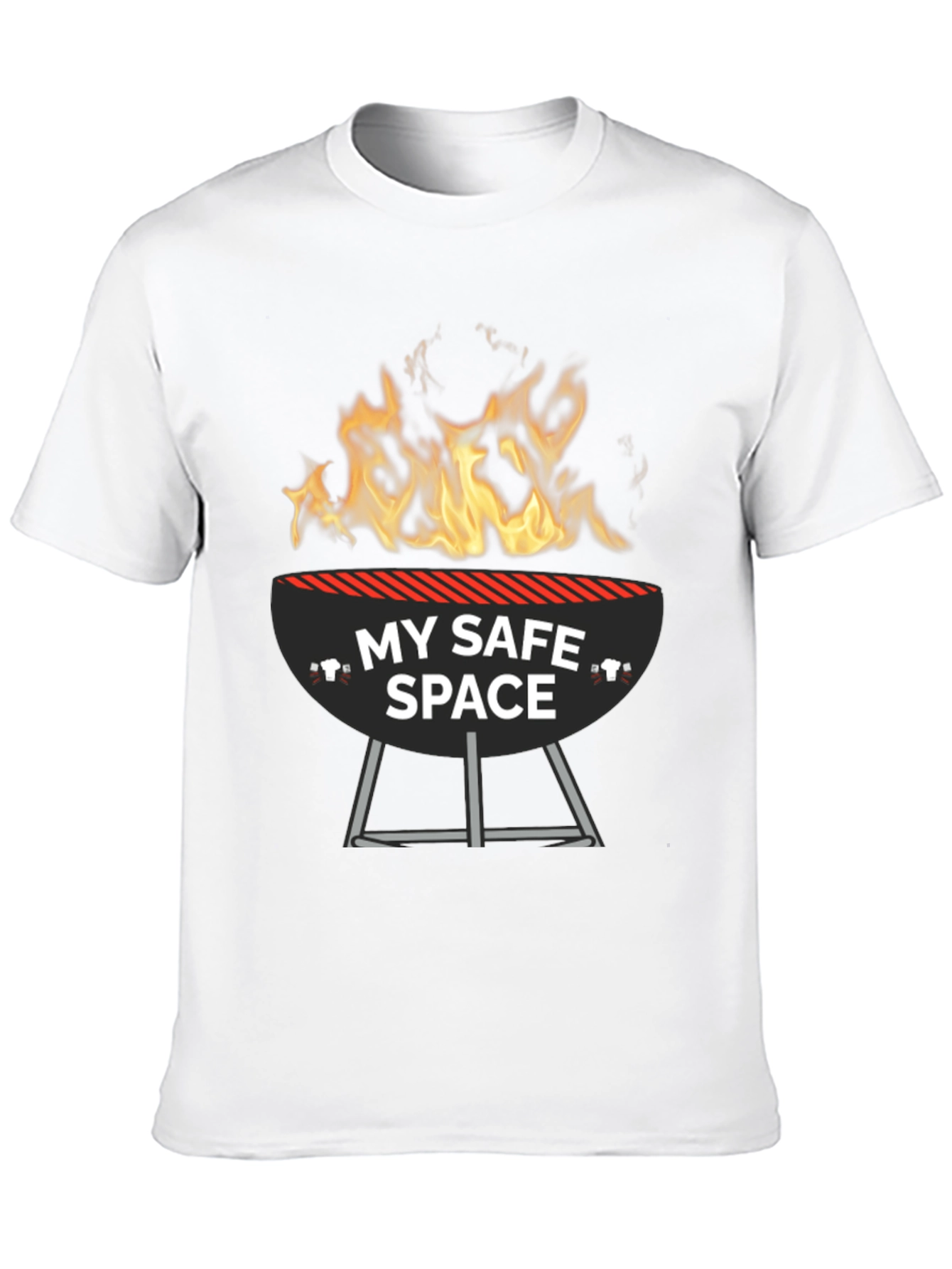My Safe Space BBQ Grill Funny T-Shirt