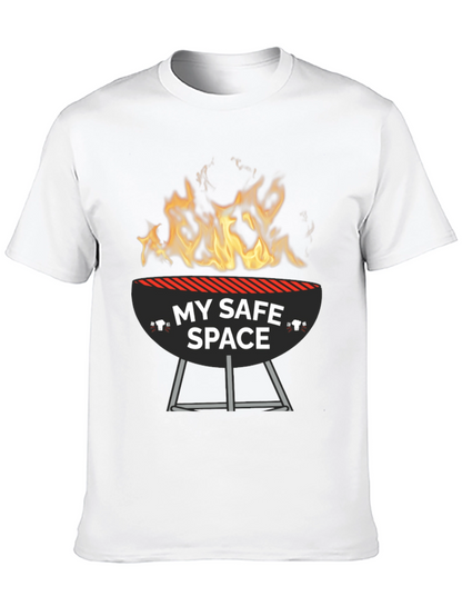 My Safe Space BBQ Grill Funny T-Shirt