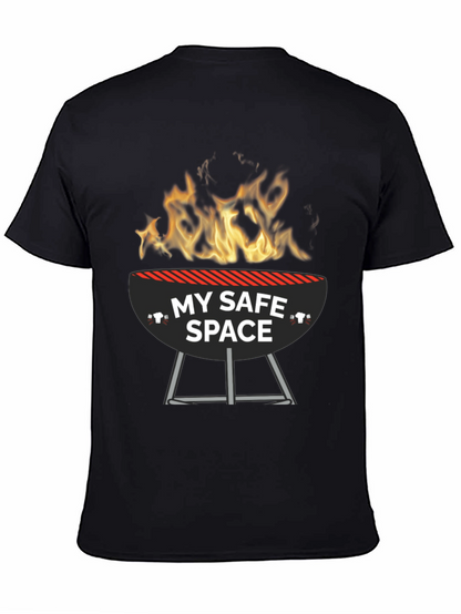 My Safe Space BBQ Grill Funny T-Shirt