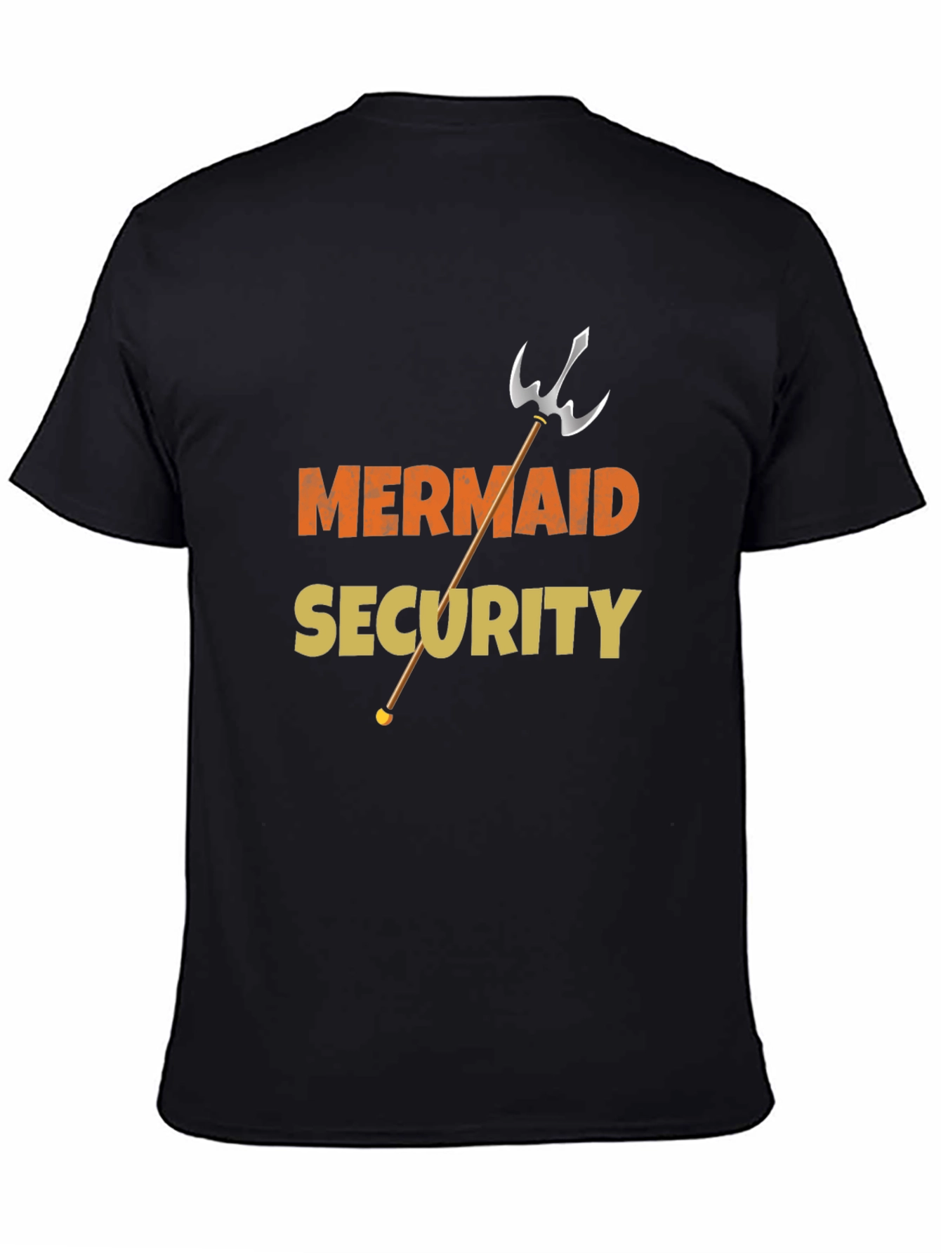 Mermaid Security Funny Graphic Tee