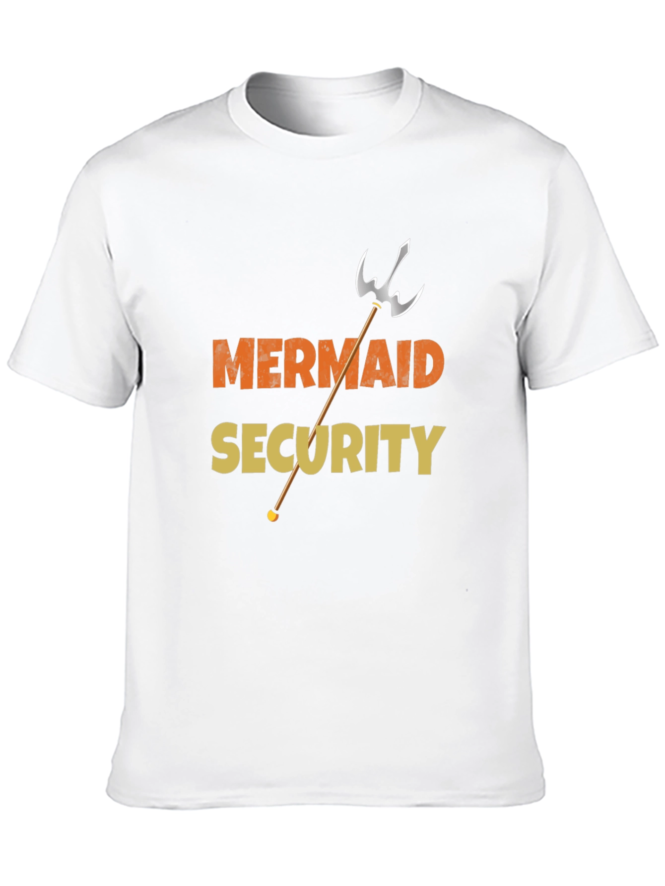 Mermaid Security Funny Graphic Tee