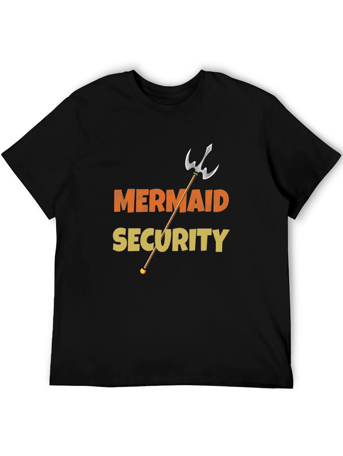 Mermaid Security Funny Graphic Tee