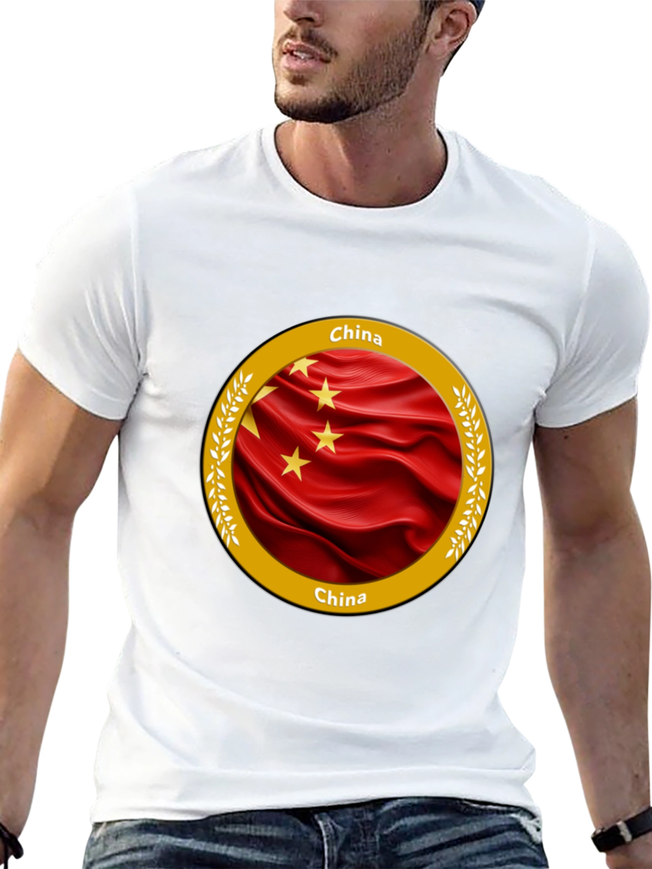 China Flag T-Shirt Unique Graphic Tee