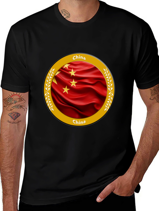 China Flag T-Shirt Unique Graphic Tee