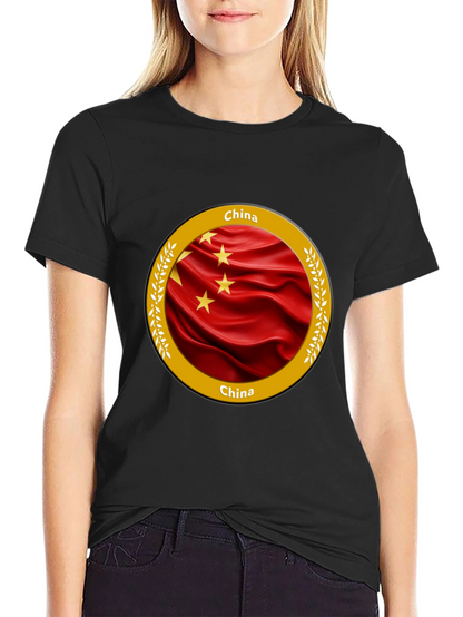 China Flag T-Shirt Unique Graphic Tee