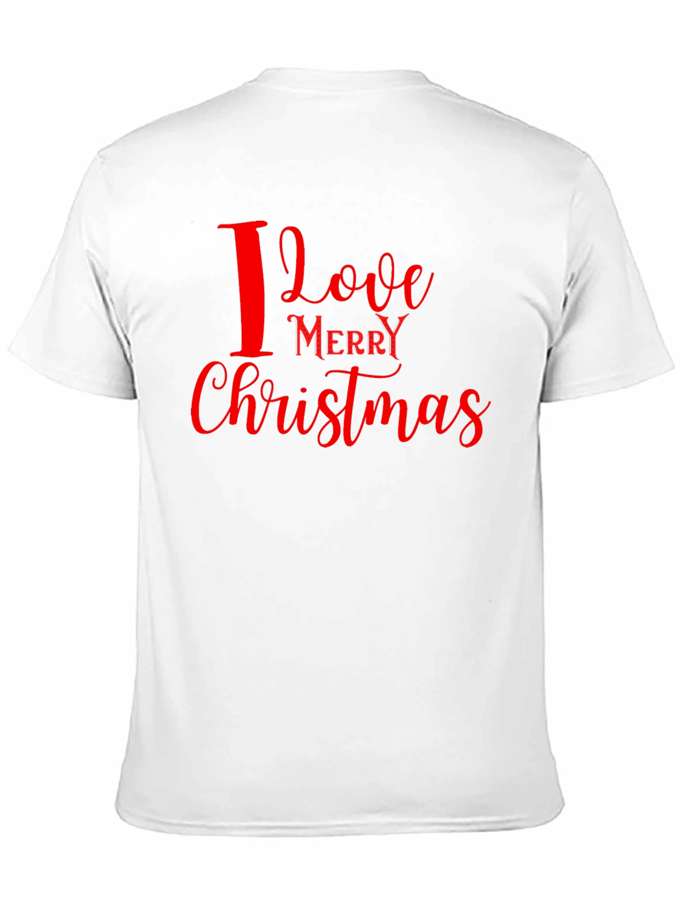 I Love Merry Christmas Graphic Tee