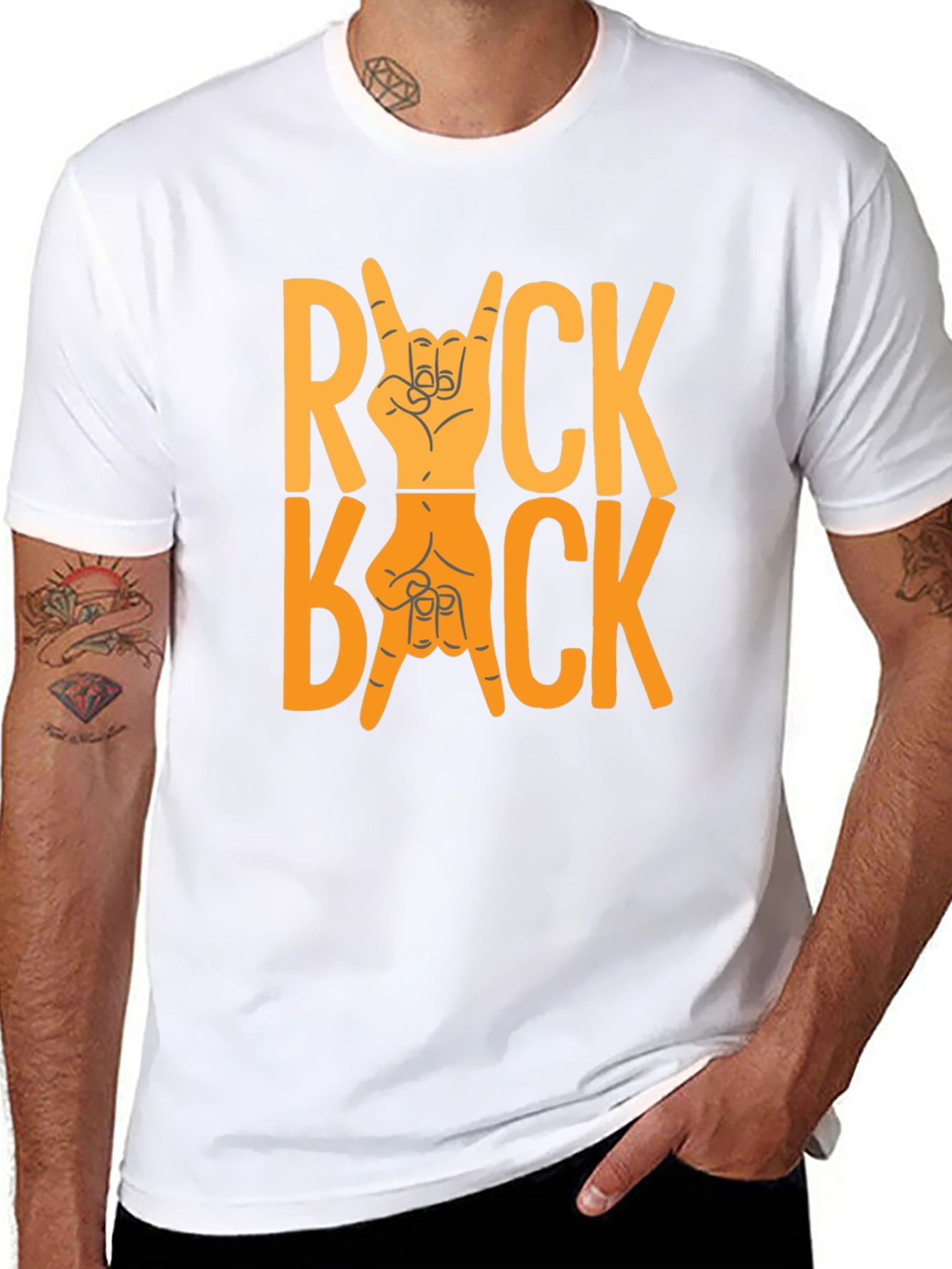 Rock Back T-Shirt - Bold Graphic Tee