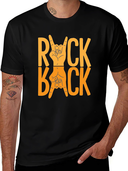 Rock Back T-Shirt - Bold Graphic Tee