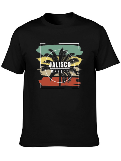 Jalisco Mexico Palm Tree Graphic Tee
