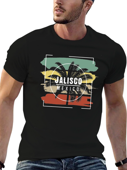 Jalisco Mexico Palm Tree Graphic Tee