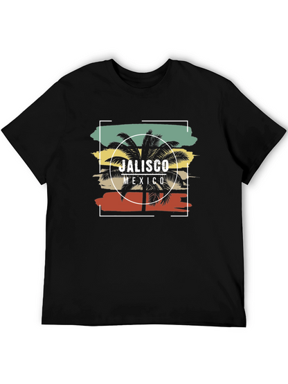 Jalisco Mexico Palm Tree Graphic Tee