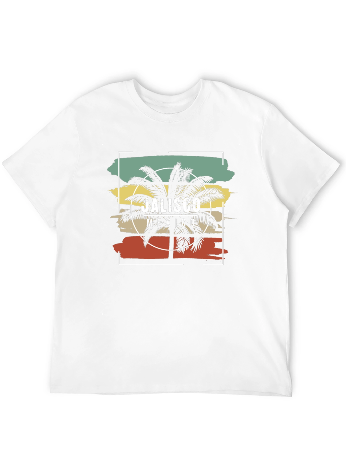 Jalisco Mexico Palm Tree Graphic Tee