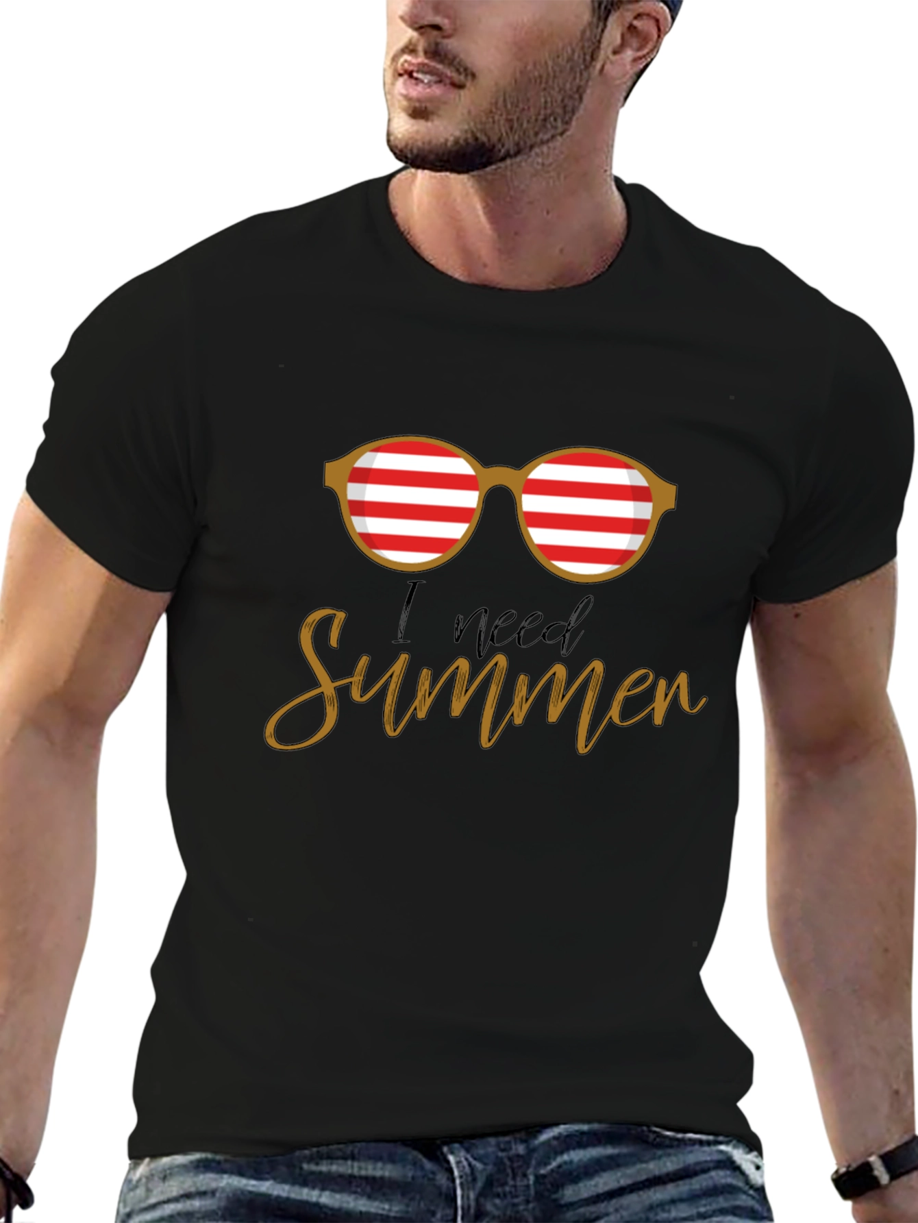 I Need Summer Graphic T-Shirt - Casual Style