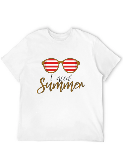 I Need Summer Graphic T-Shirt - Casual Style