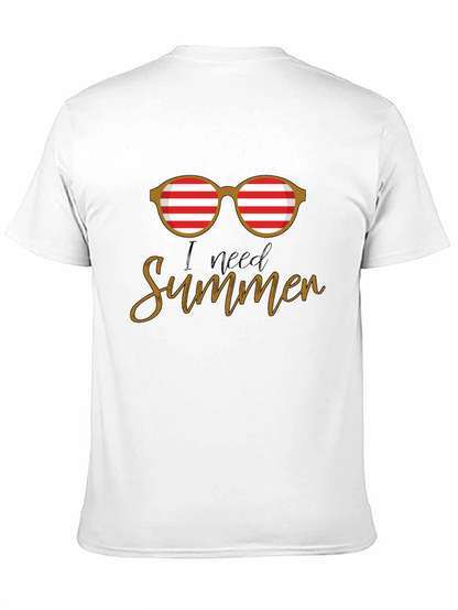 I Need Summer Graphic T-Shirt - Casual Style