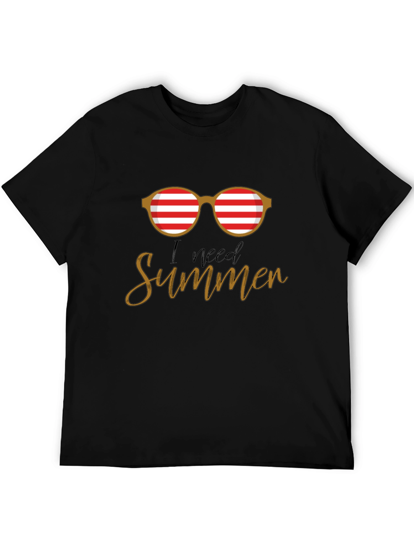 I Need Summer Graphic T-Shirt - Casual Style