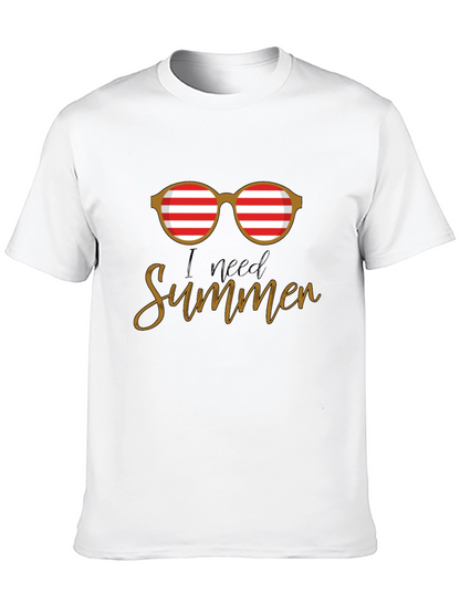 I Need Summer Graphic T-Shirt - Casual Style
