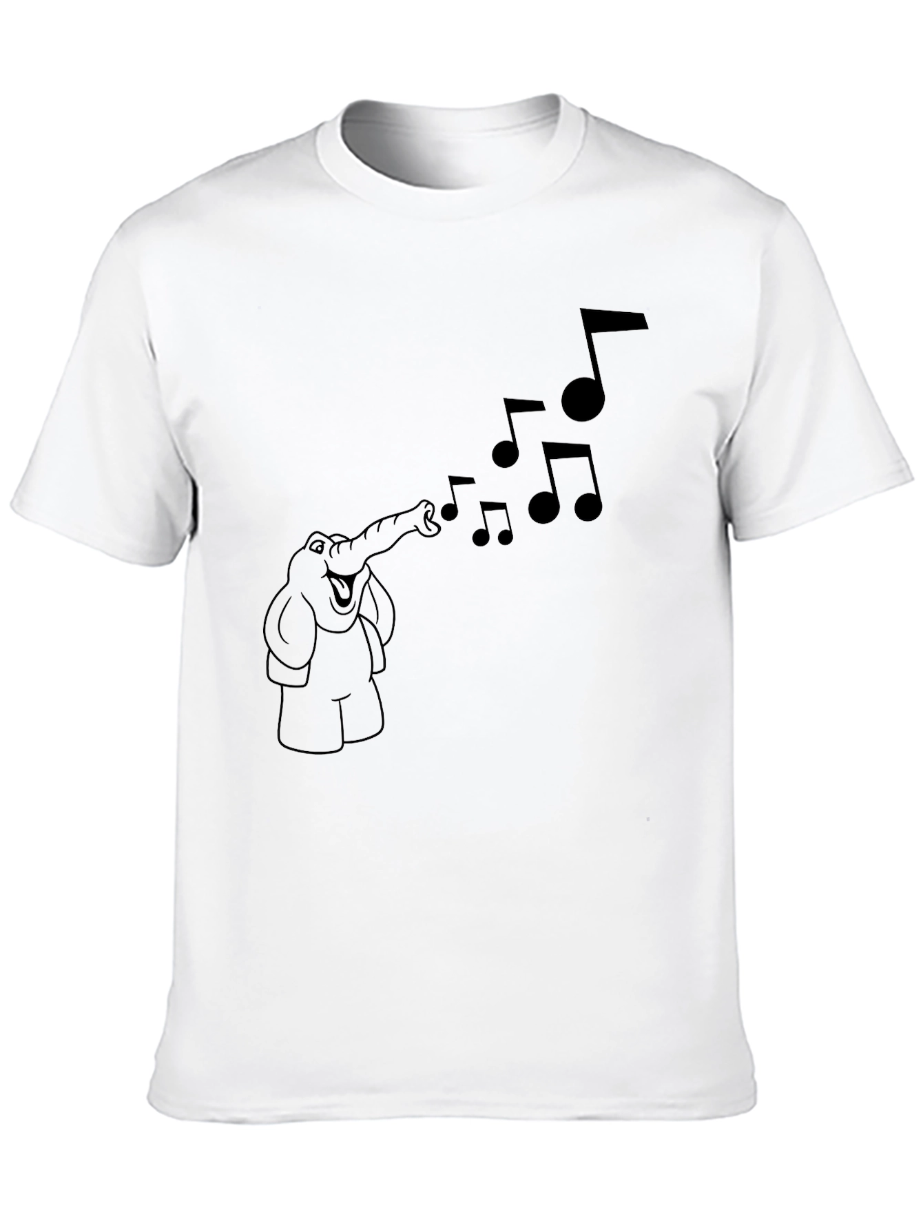 Musical Elephant Graphic T-Shirt