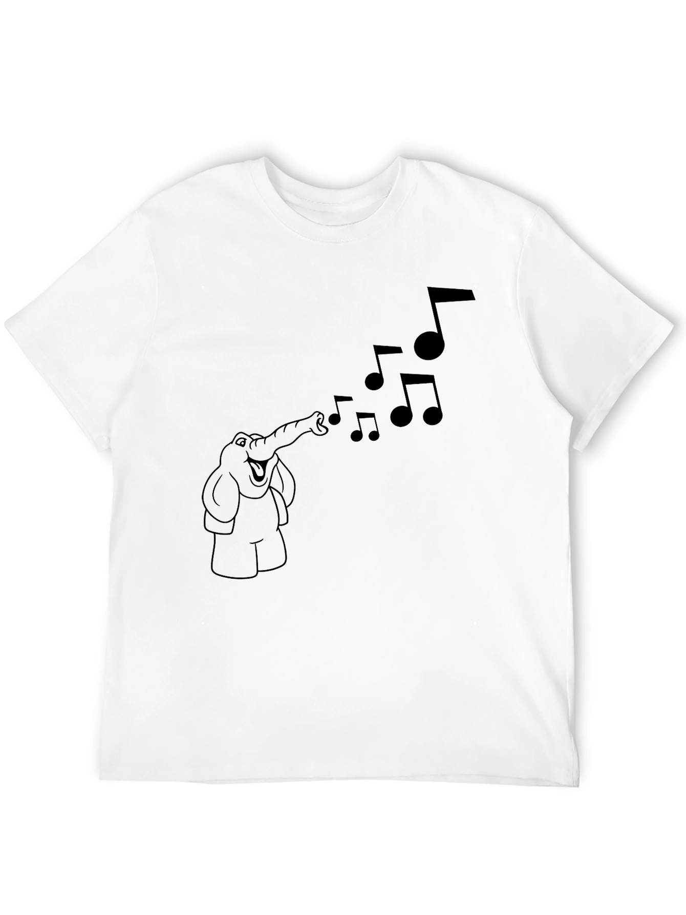Musical Elephant Graphic T-Shirt