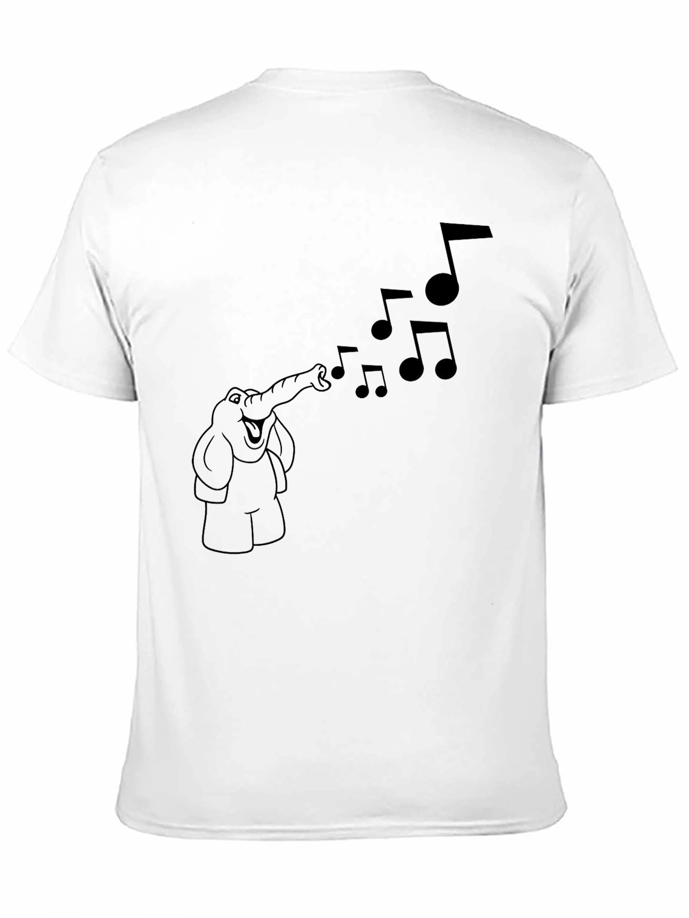 Musical Elephant Graphic T-Shirt