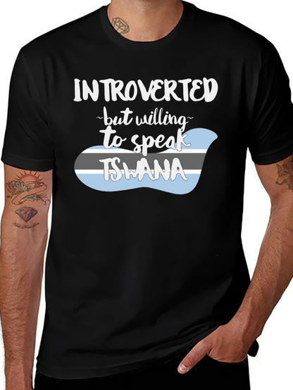Introverted Tswana Language T-Shirt