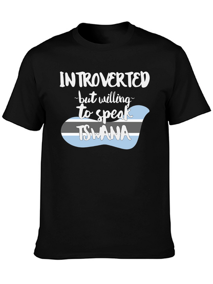 Introverted Tswana Language T-Shirt