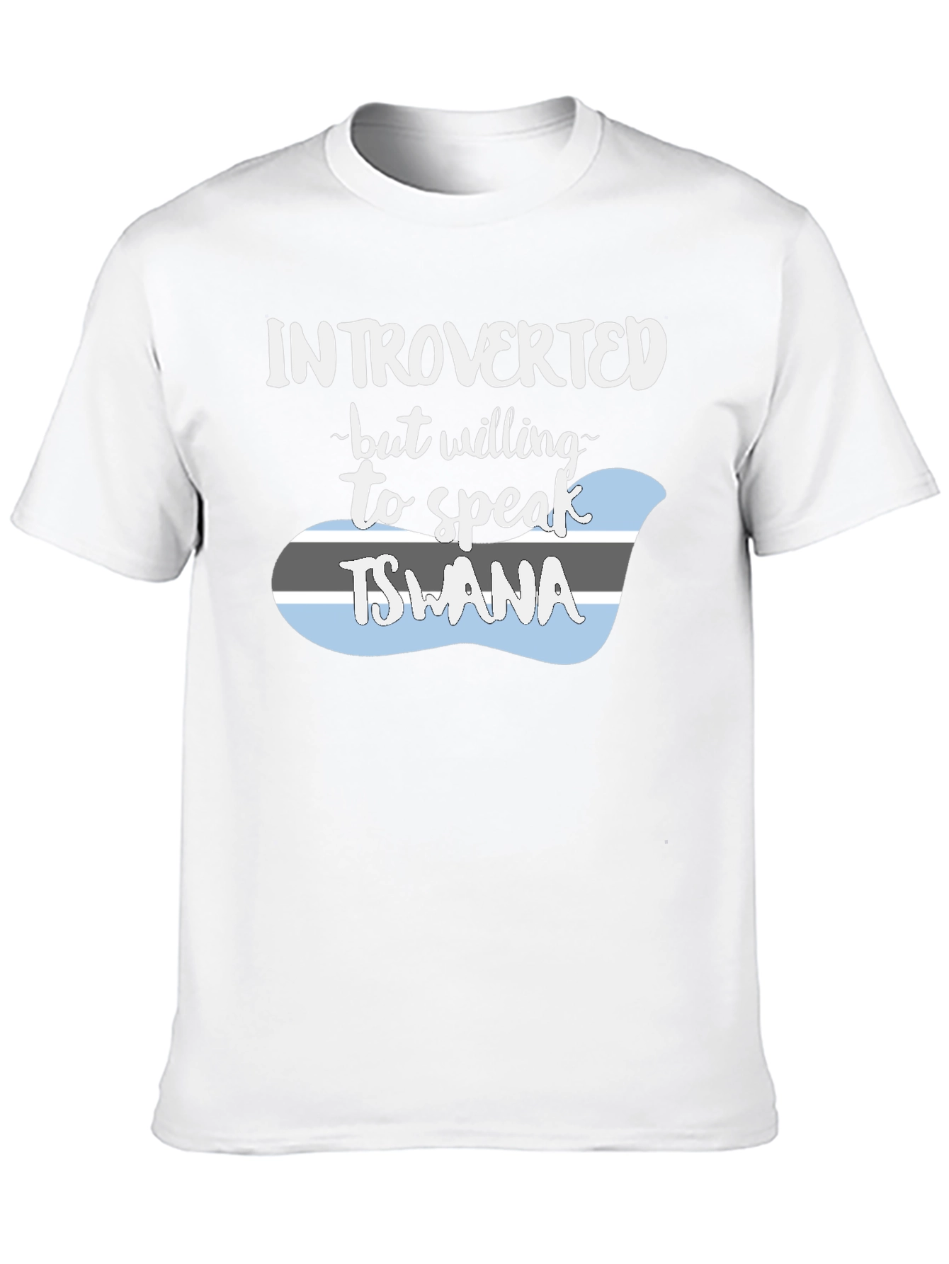 Introverted Tswana Language T-Shirt