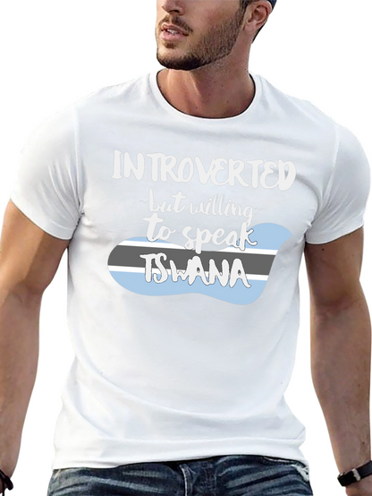 Introverted Tswana Language T-Shirt
