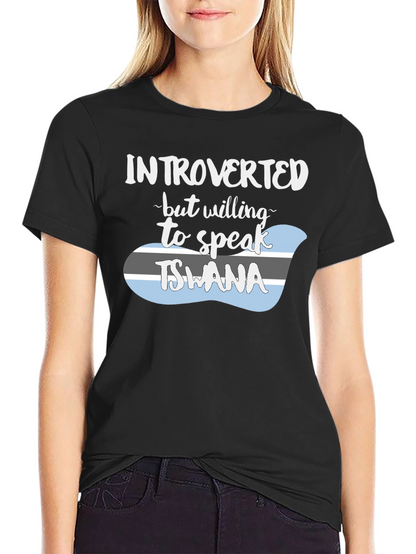 Introverted Tswana Language T-Shirt