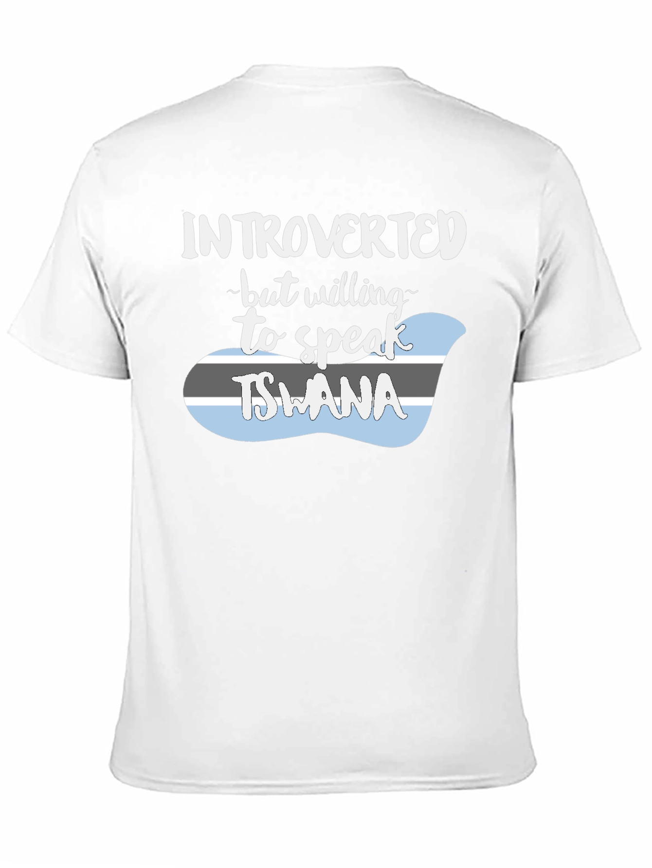 Introverted Tswana Language T-Shirt
