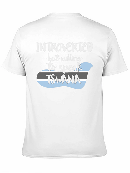 Introverted Tswana Language T-Shirt