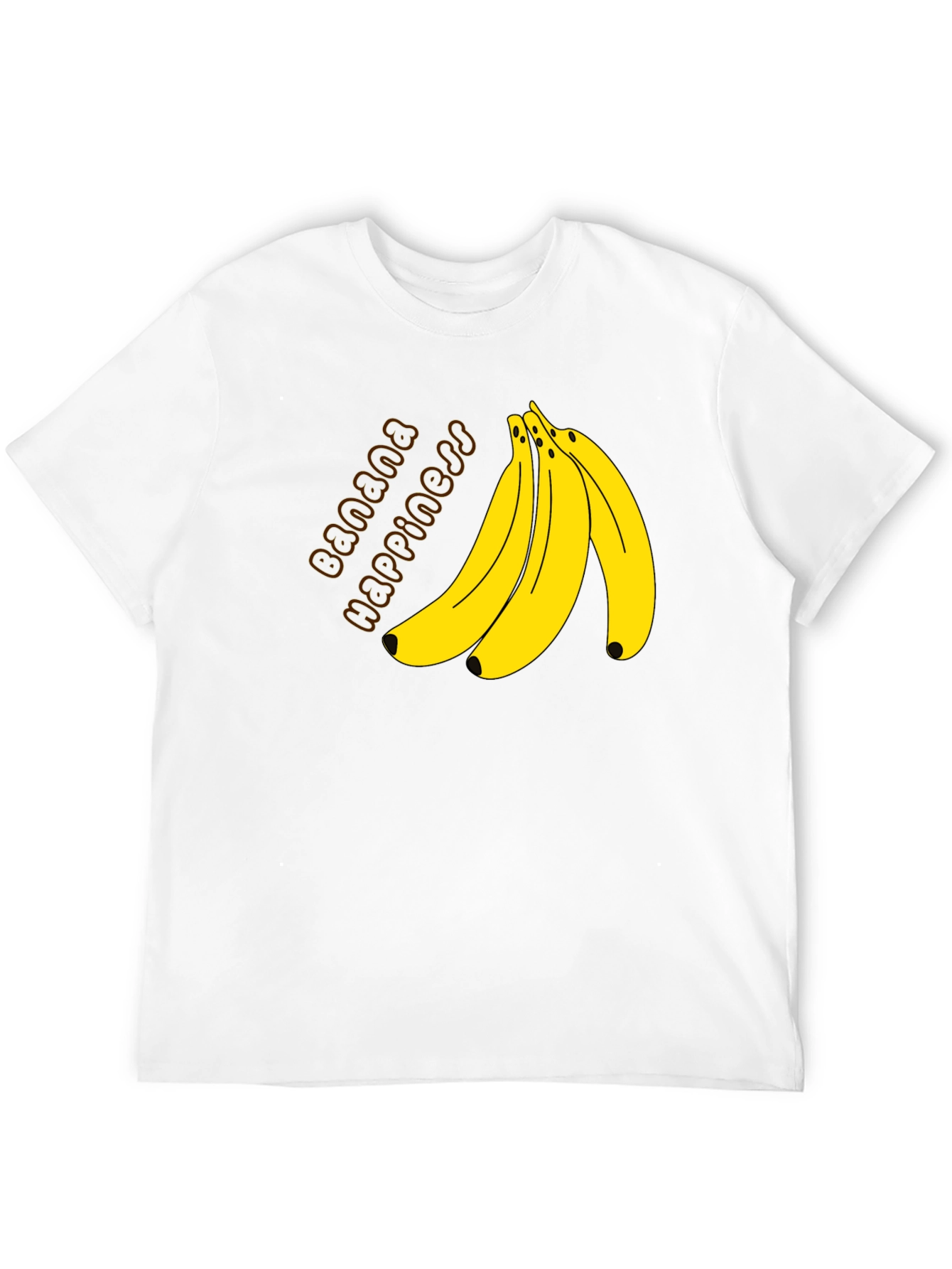 Banana Happiness Black T-Shirt - Unisex