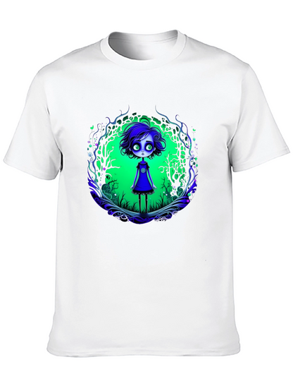 Eerie Forest Girl Graphic Tee