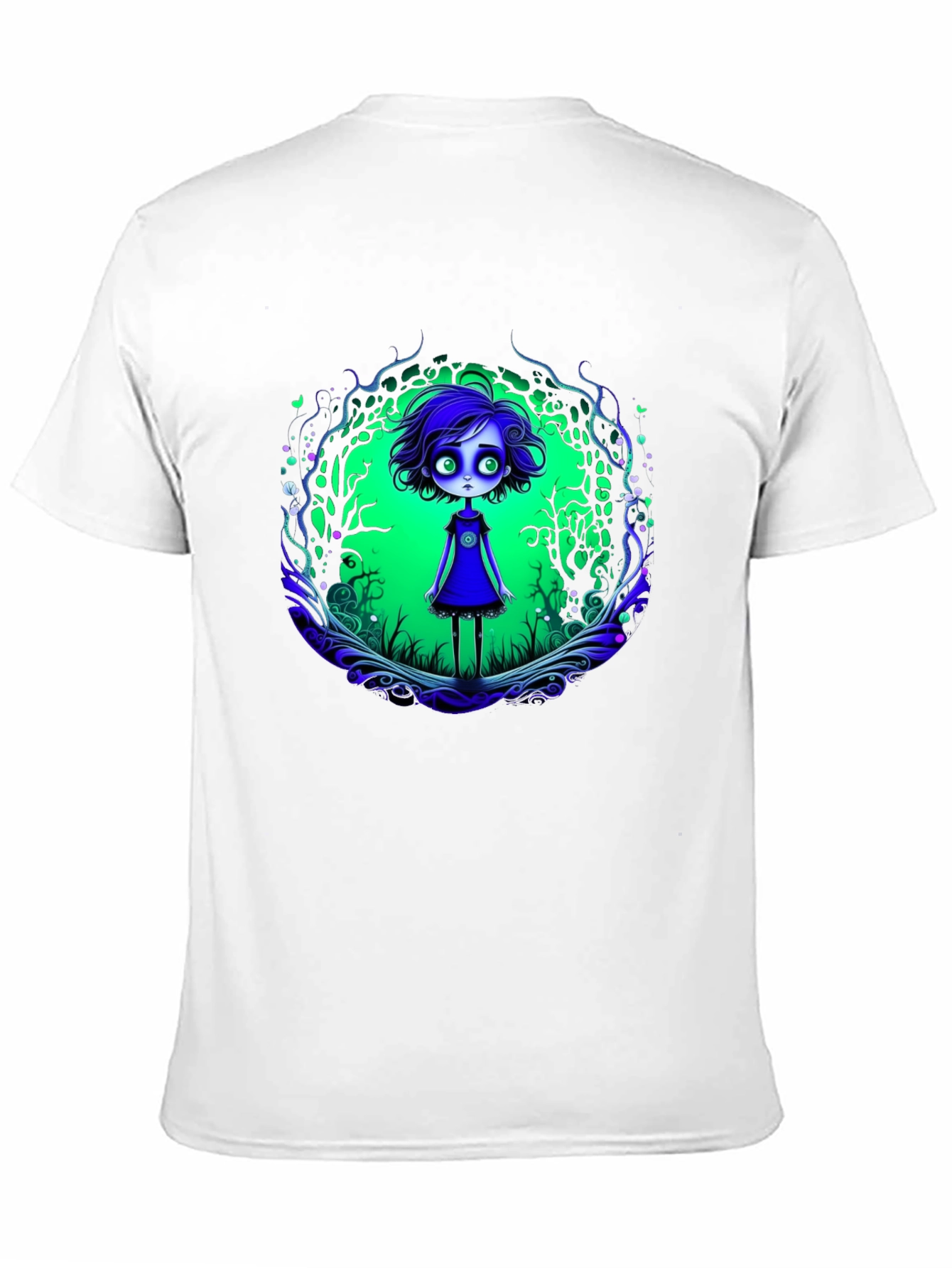 Eerie Forest Girl Graphic Tee