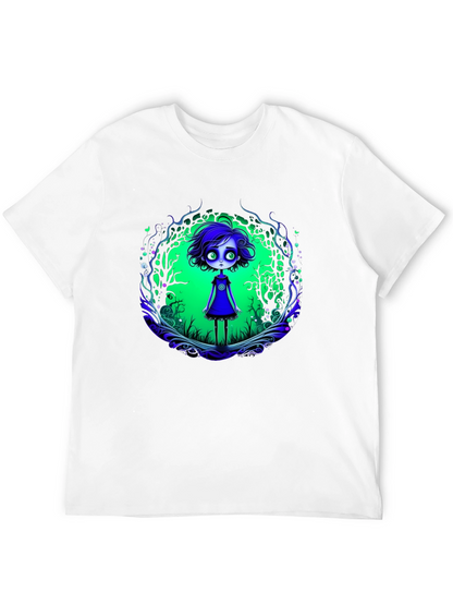 Eerie Forest Girl Graphic Tee