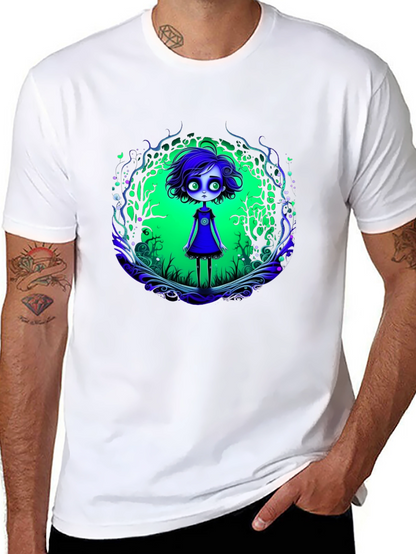 Eerie Forest Girl Graphic Tee