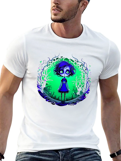 Eerie Forest Girl Graphic Tee