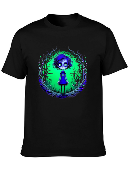 Eerie Forest Girl Graphic Tee