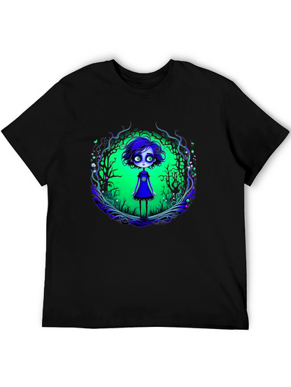 Eerie Forest Girl Graphic Tee