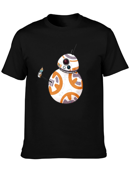 BB-8 Lighter Graphic Black T-Shirt